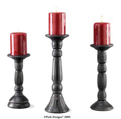 Candlesticks S 3 Black