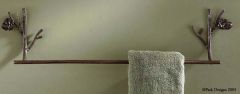 Pine Lodge Towel Bar 24 inch