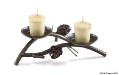 Pine Lodge 2 Votive Holder