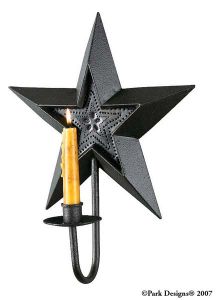 Black Star Sconce
