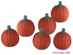 2.5 inch Pumpkin Rag Balls S 6