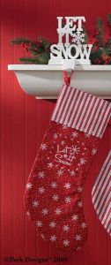 Let It Snow Stocking Hngr
