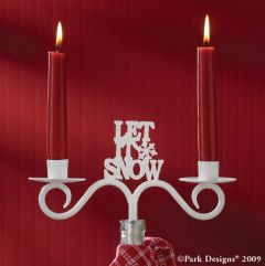 Let It Snow Wine Bottle Topper