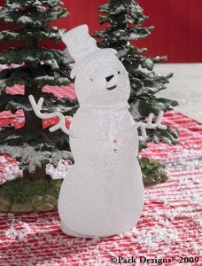 Snowman Tea Light Hldr