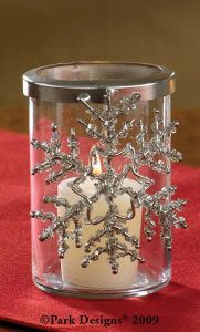 Snowfall Votive Holder