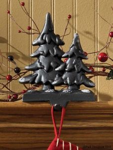 Glitter Trees Stocking Hngr