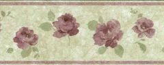 Crackle Oriental Blossom Wallpaper Border