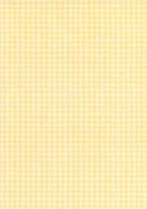 Yellow and White Gingham Wallpaper