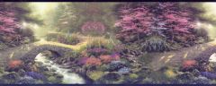 Thomas Kinkade - Bridge Wallpaper Border