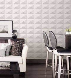 35319 Plastered Diamond Wallpaper Grey Texture Palette 2 Norwall Wallcovering