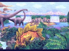 Sunworthy Dinosaur Wallpaper Border
