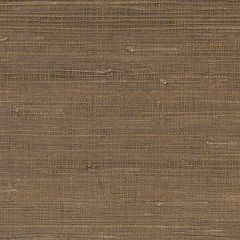 488-421 Extra Fine Raw Jute with Pearl Wallpaper Brown, Decorator Grasscloth II Norwall Wallcovering