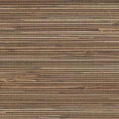 488-436 Regular Buddle Wallpaper Brown, Cream, Black Decorator Grasscloth II Norwall Wallcovering