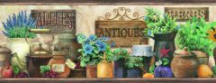 Antiques & Signs Country Border - Chesapeake Wallcovering