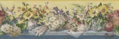 Floral Still Life Wallpaper Border