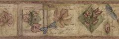Textured Leaf Wallpaper Border