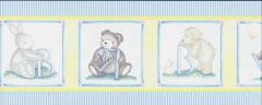 Stuffed Animal Baby Nursery Wallpaper Border - Sunworthy
