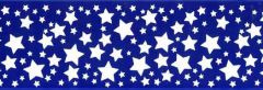White Stars Glow in the Dark Wallpaper Border
