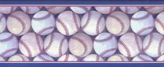 Baseballs Galore Wallpaper Border