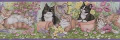 Gardening Kittens Wallpaper Border OS0717B