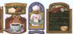 Resturant Sign Wall Paper Border