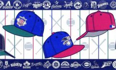 MLB Ball Cap Wallpaper Border