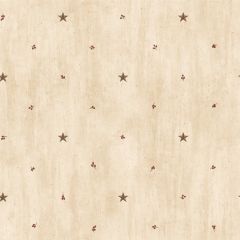 Marge Wheat Star Sprigs Toss Wallpaper Sidewall Chesapeake BBC09068