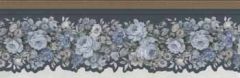 Die Cut Golden Flower Wallpaper Border