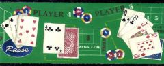Green Poker Table Wallpaper Border - Norwall