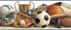 Hansel Cream Classic Sports Portrait Wallpaper Border Chesapeake BBC94113B