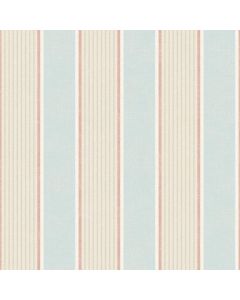 Turf Blue Stripe Wallpaper Sidewall Chesapeake DLR47275