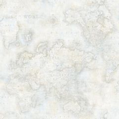 Hardings Grey World Map Wallpaper Sidewall Chesapeake DLR47544