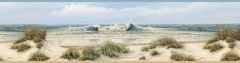 Falmouth Beige Dunes wallpaper border Chesapeake DLR53611B