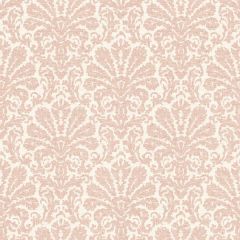 Seascape Salmon Damask Wallpaper Sidewall Chesapeake DLR54643
