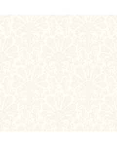 Seascape Grey Damask Wallpaper Sidewall Chesapeake DLR54644