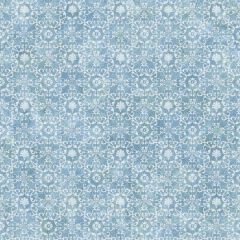 Shell Bay Blue Scallop Damask Wallpaper Sidewall Chesapeake DLR54651