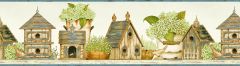 Neutral Cottage Garden Wallpaper Border Chesapeake FFR05032B