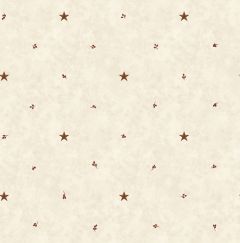 Neutrals Barn Star & Sprigs Wallpaper Sidewall Chesapeake FFR09061