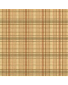 Yellow Sunny Plaid Wallpaper Sidewall Chesapeake FFR13045