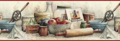 White Moms Cooking Wallpaper Border Chesapeake FFR24502B