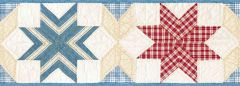 Ocean Star Quilt Wallpaper Border Chesapeake FFR65302B