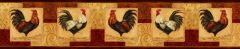 Yellow Rise & Shine Wallpaper Border Chesapeake FFR65321B