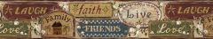 Cherry Love Wallpaper Border Chesapeake FFR65403B