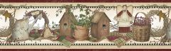 Neutral Angels & Ivy Wallpaper Border Chesapeake FFR65421B