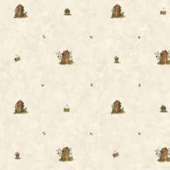 Neutral Outhouse Spot Wallpaper Sidewall Chesapeake FFR66002