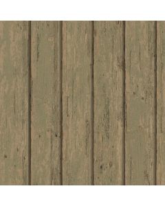 Green Weathered Clapboards Wallpaper Sidewall Chesapeake FFR66102