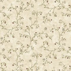 Neutral Wildflower Trail Wallpaper Sidewall Chesapeake FFR66163