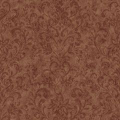 Red Country Damask Wallpaper Sidewall Chesapeake FFR66342