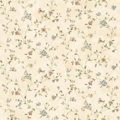 Neutrals Antique Floral Vine Wallpaper Sidewall Chesapeake FFR66361