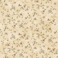 Cream Antique Floral Vine Wallpaper Sidewall Chesapeake FFR66362